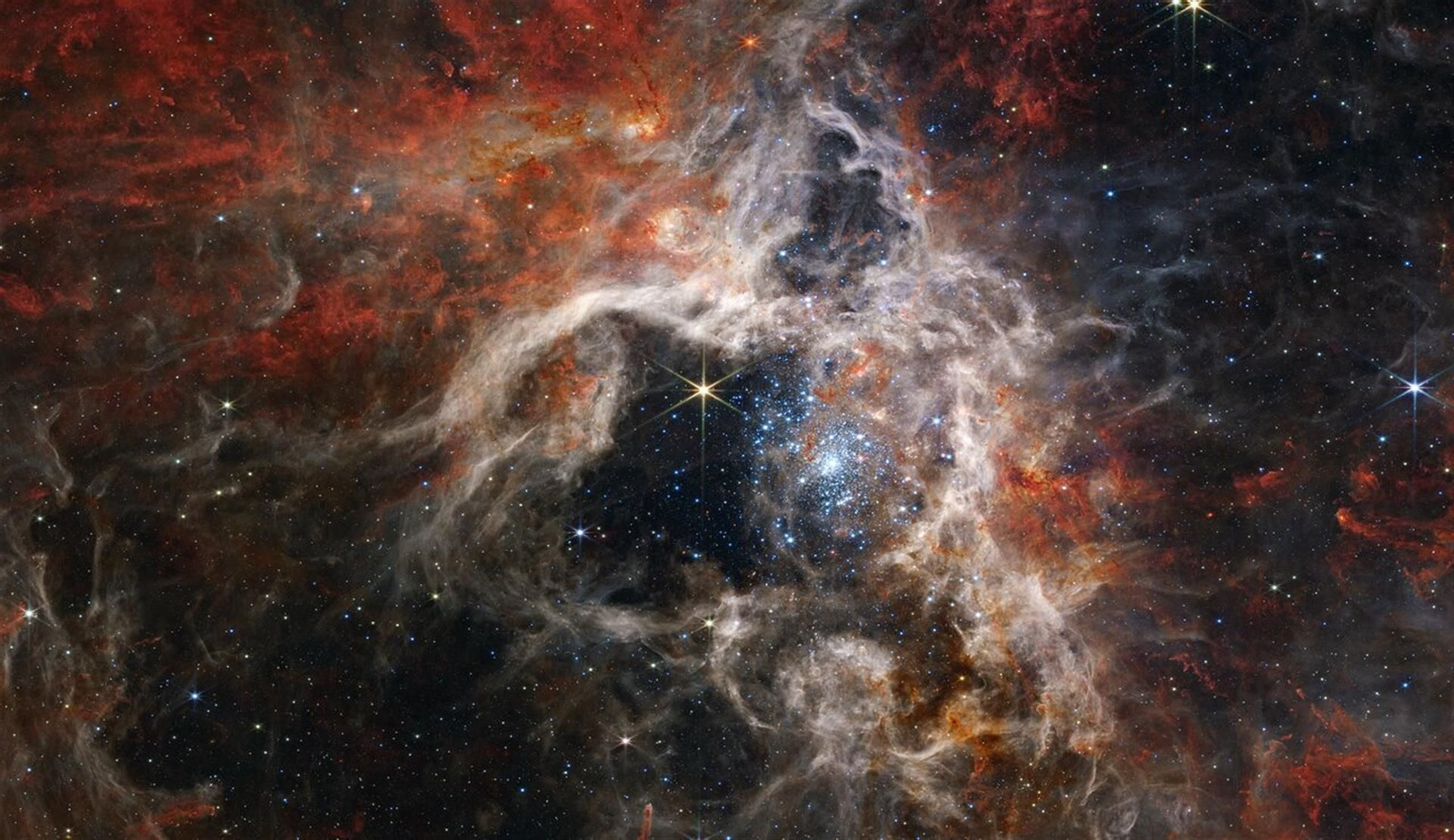 Imagen de archivo de una nebulosa.