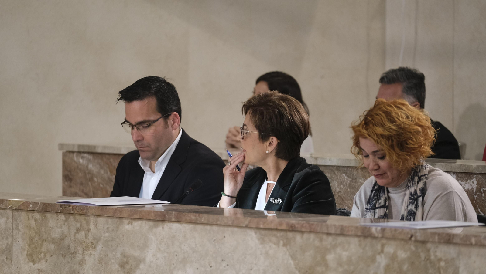 Imágenes del Pleno del Ayuntamiento de Almería sobre el estado de la Ciudad