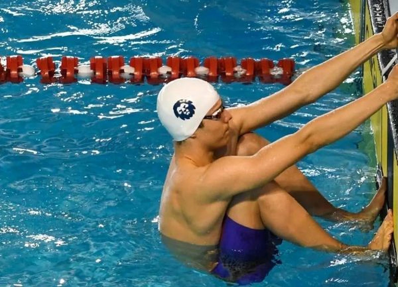 Pablo Ortega, con la espalda.