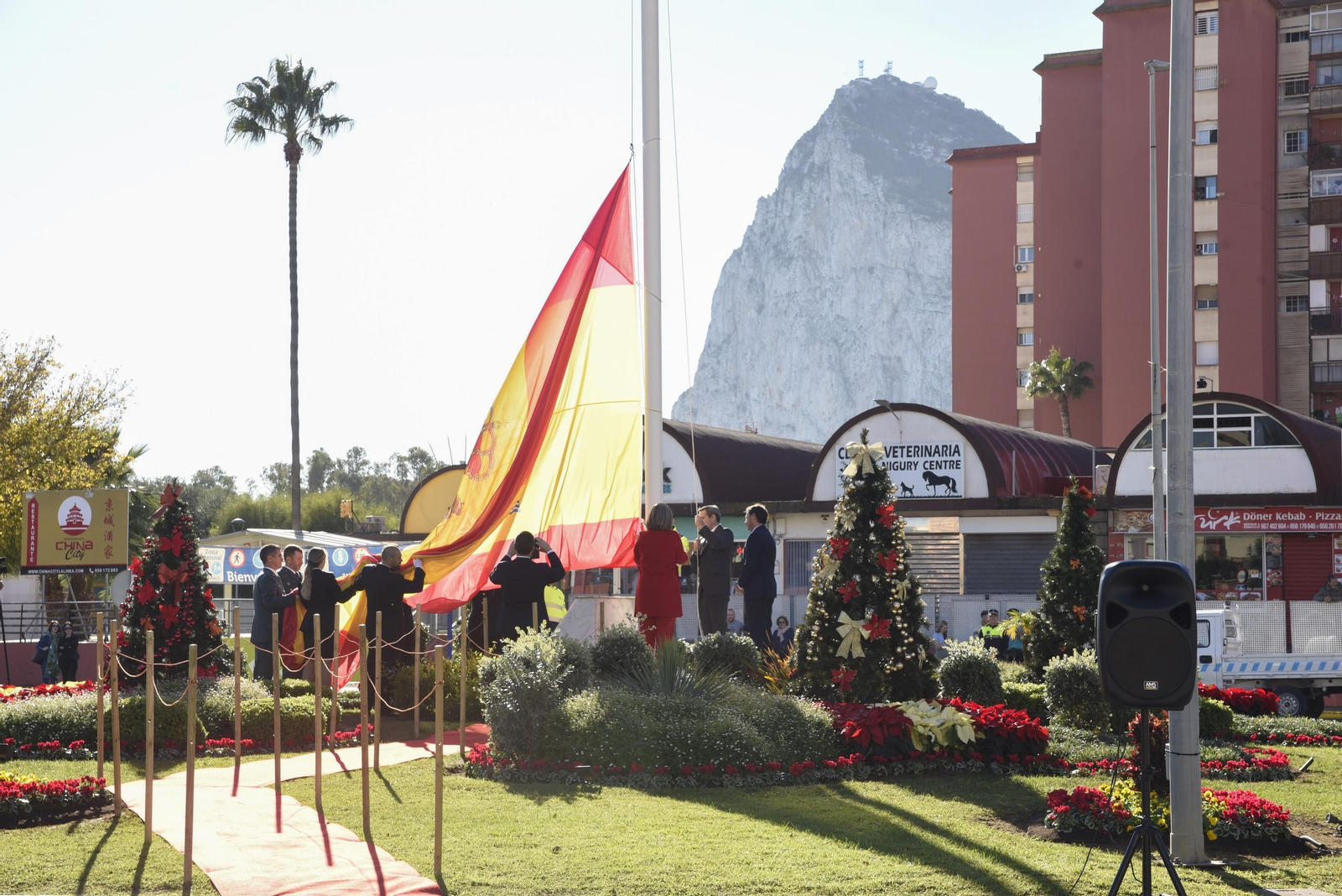 Fotos de la celebración del Día de la Constitución en La Línea