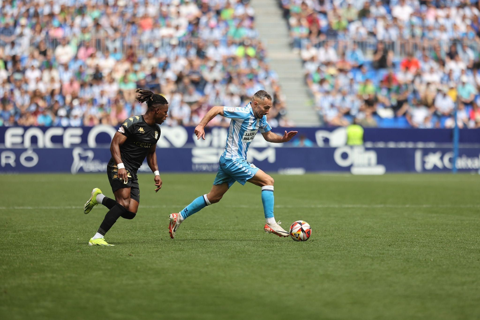 Málaga CF-AD Ceuta, en fotos