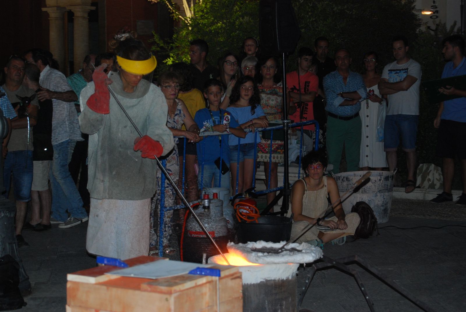 Una de las demostraciones en la Plaza de la Constitución.