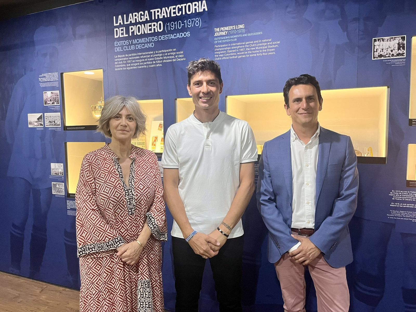 Jesús Vázquez, Begoña Calderón y Antonio Manuel Carrasco.