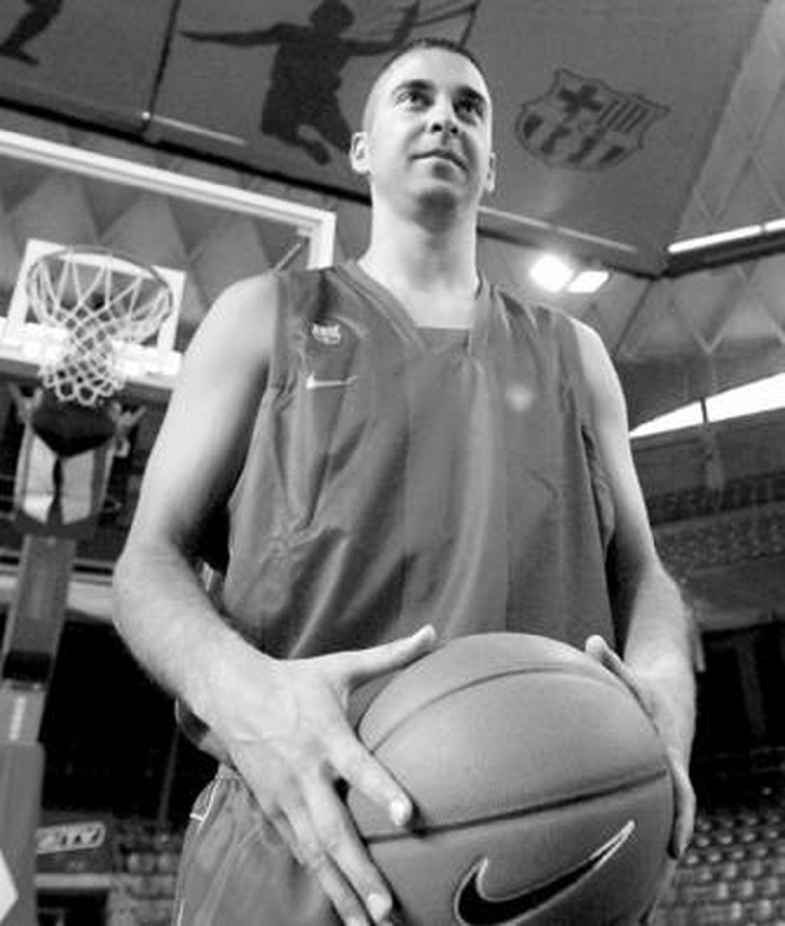 Juan Carlos Navarro, el día de su presentación como nuevo jugador del Barcelona.