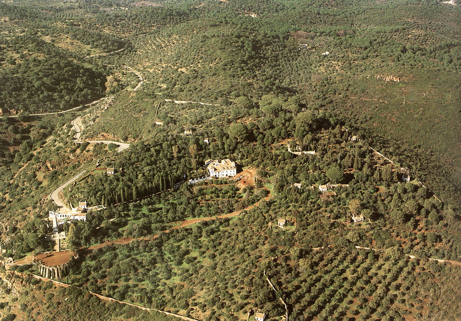 Vista aérea de la Sierra de Córdoba.