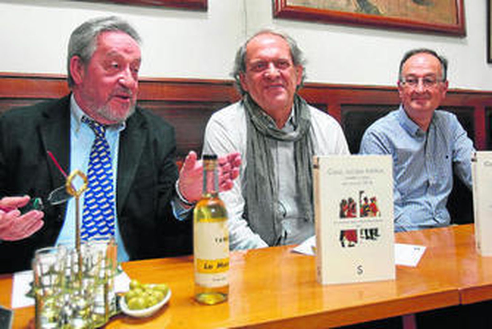 Alberto Ramos, Javier Aroca y Gonzalo Butrón.