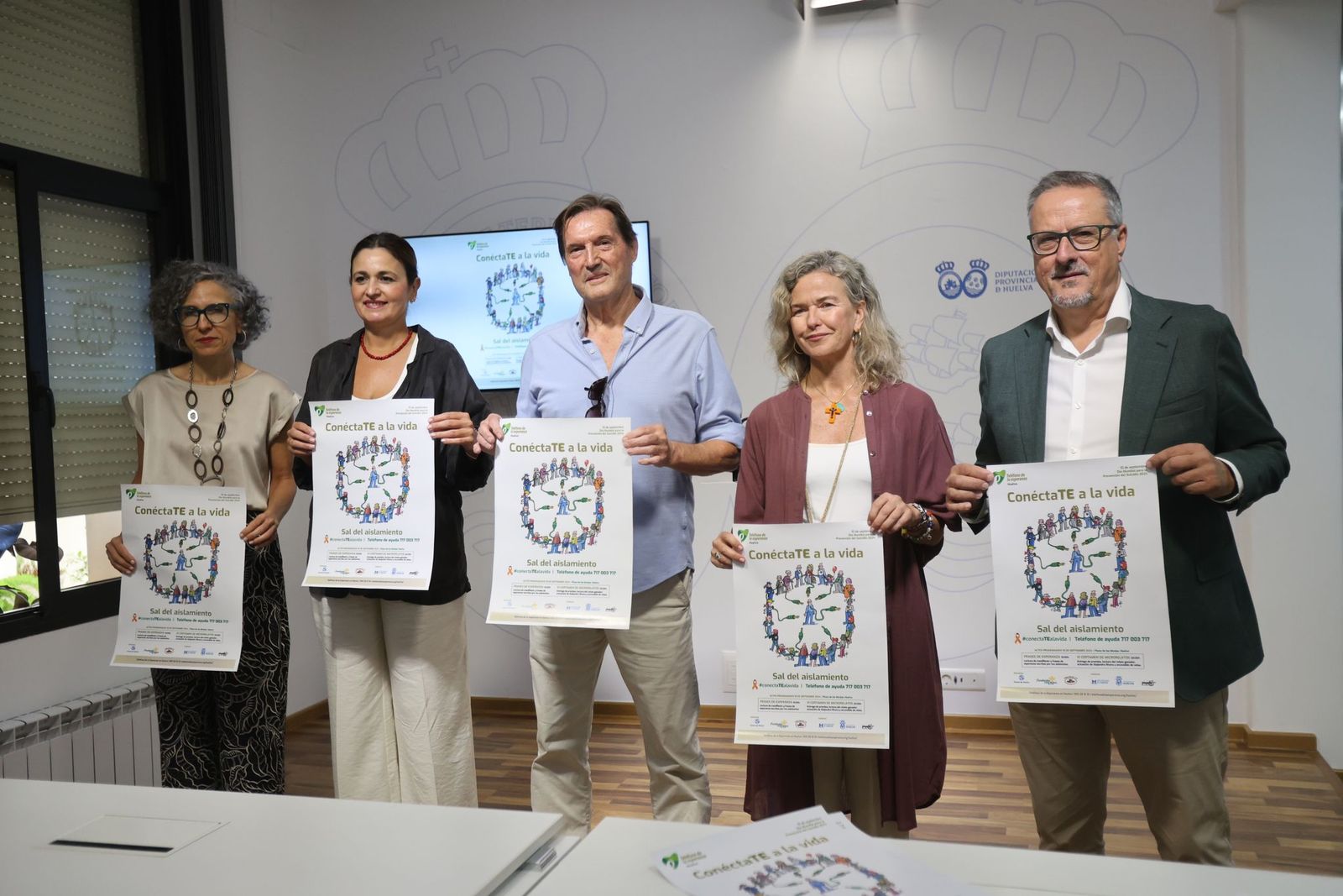 Gracia León, Carmen Díaz, Luis Benítez, María Luisa García-Palacios y José Manuel Moreno.