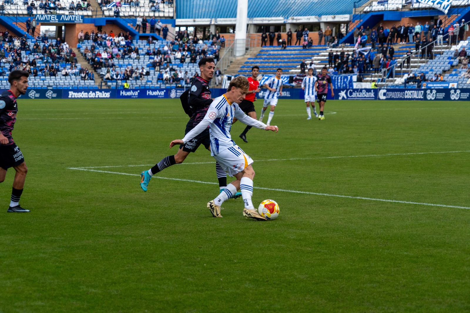 Las mejores imágenes del partido Recreativo de Huelva-Águilas