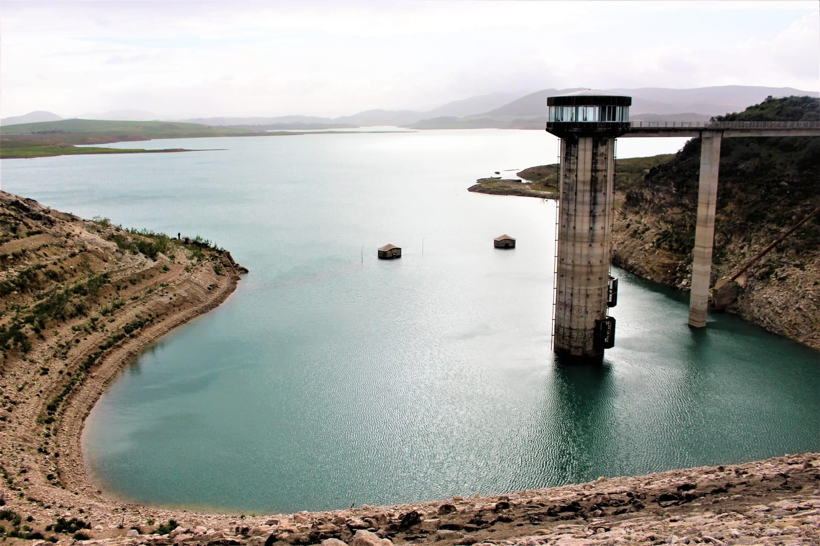 Una imagen del pantano de Guadalcacín de hace unos meses.