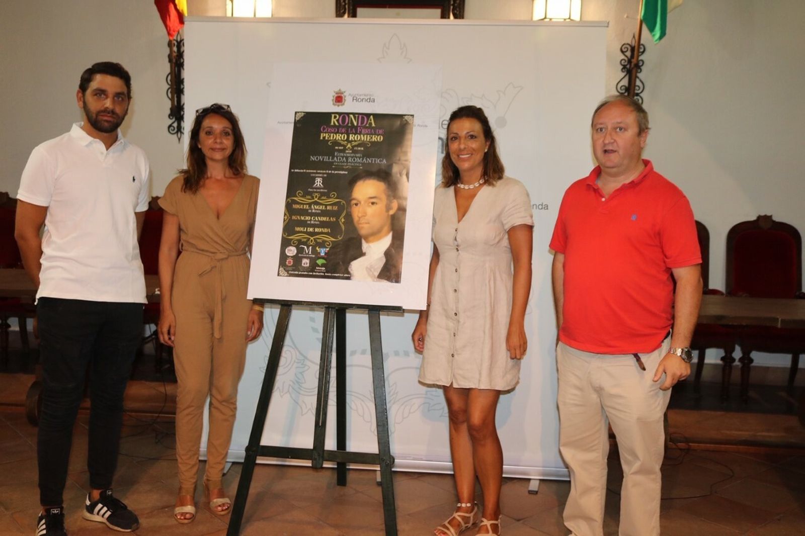 Presentación del cartel de la novillada de la Feria de Pedro Romero de Ronda.