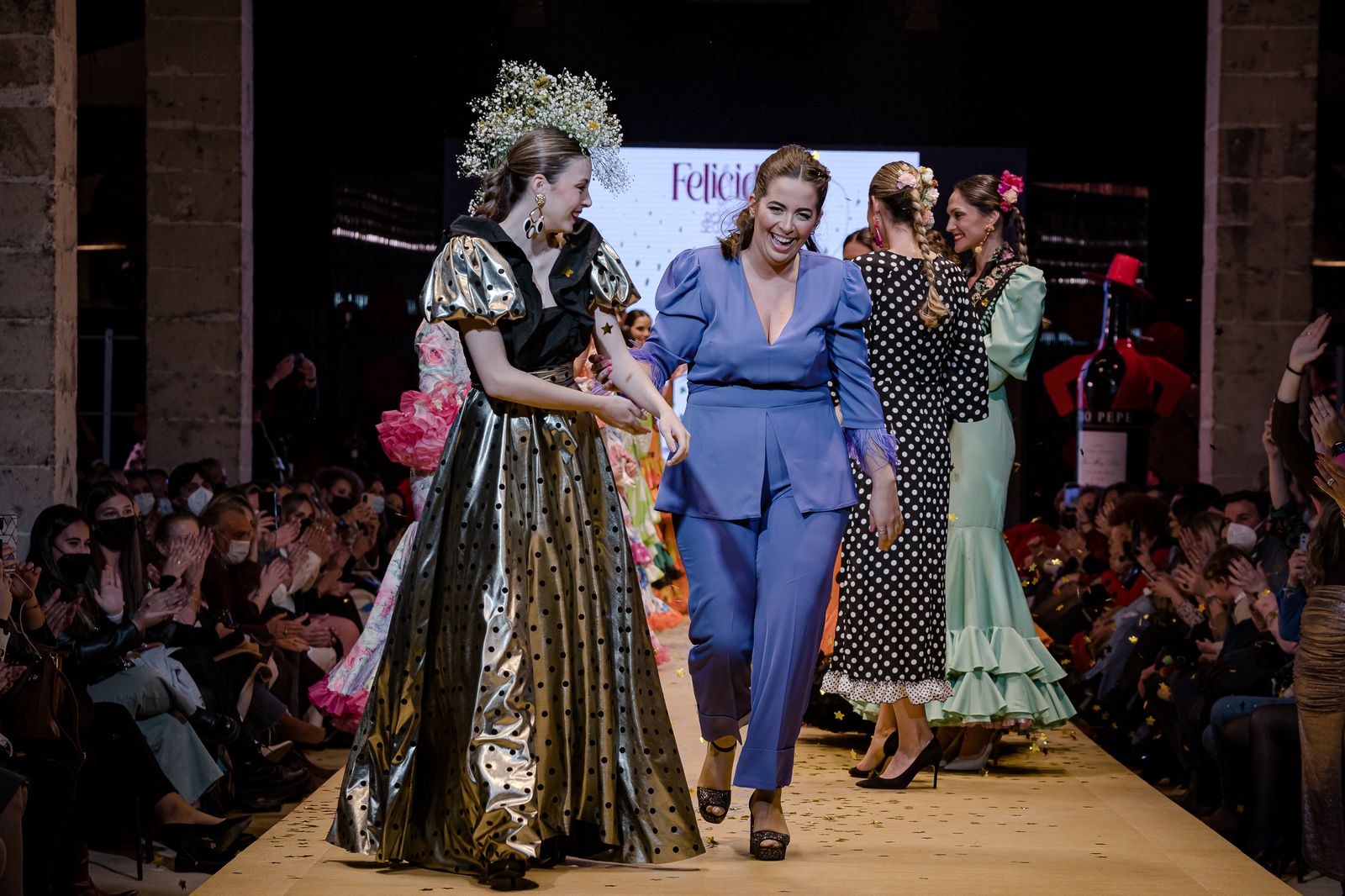 El desfile de Rocío Segovia en la Pasarela Flamenca de Jerez, todas las fotos