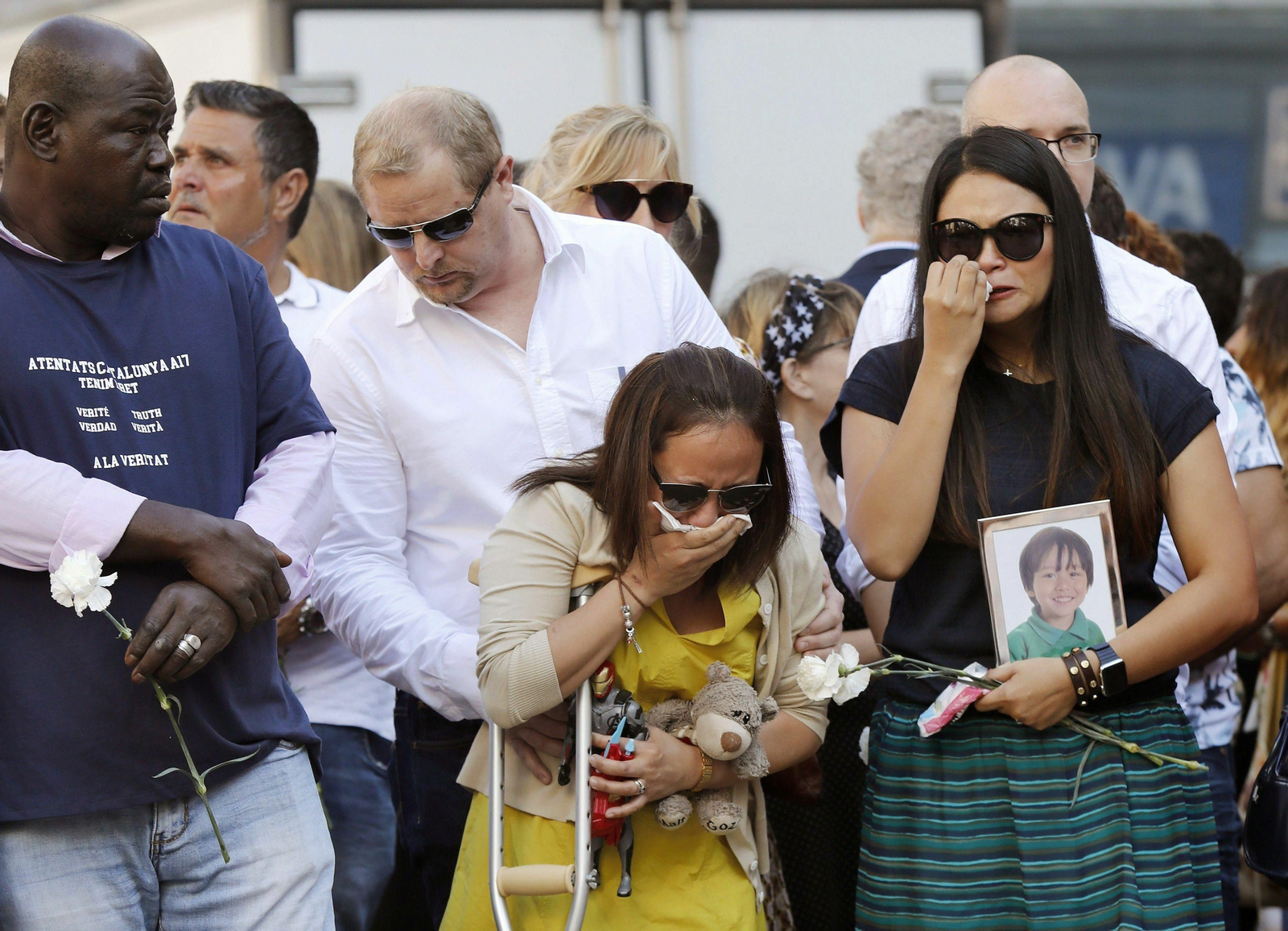 Homenaje a las víctimas de los atentados de Barcelona y Cambrils