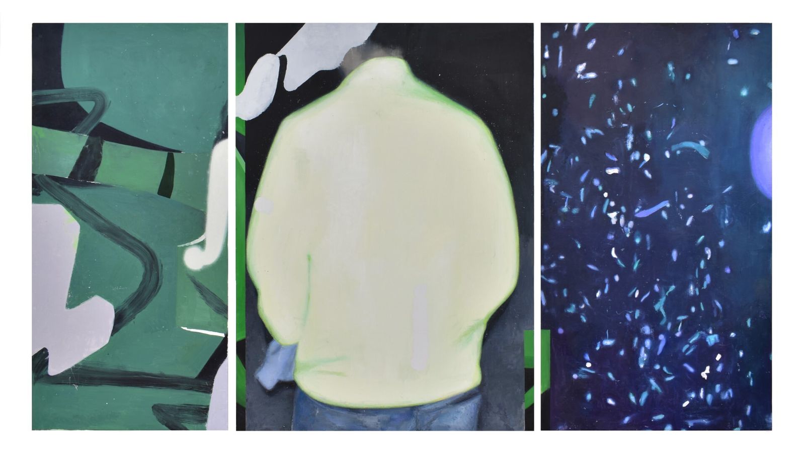 Otra de las pinturas del artista de Villamartín.