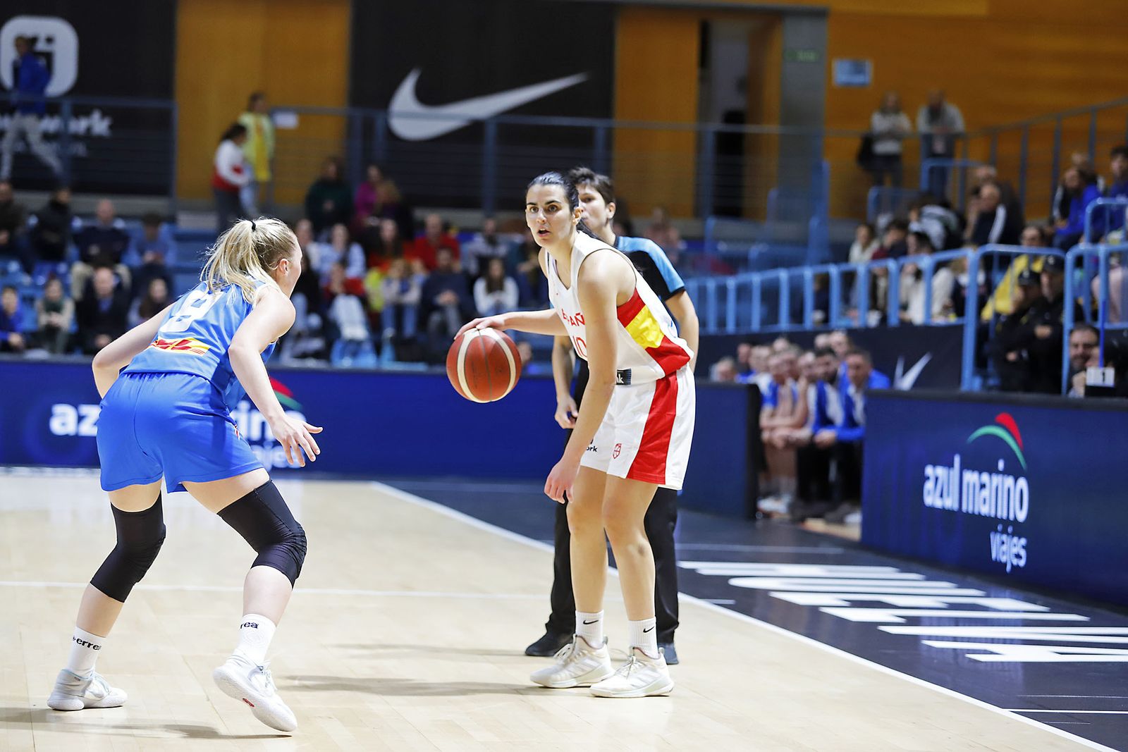 Imágenes del partido de la Selección Española femenina de baloncesto contra Islandia en Huelva