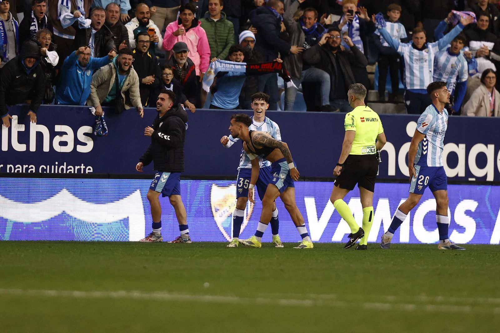 El árbitro del partido.