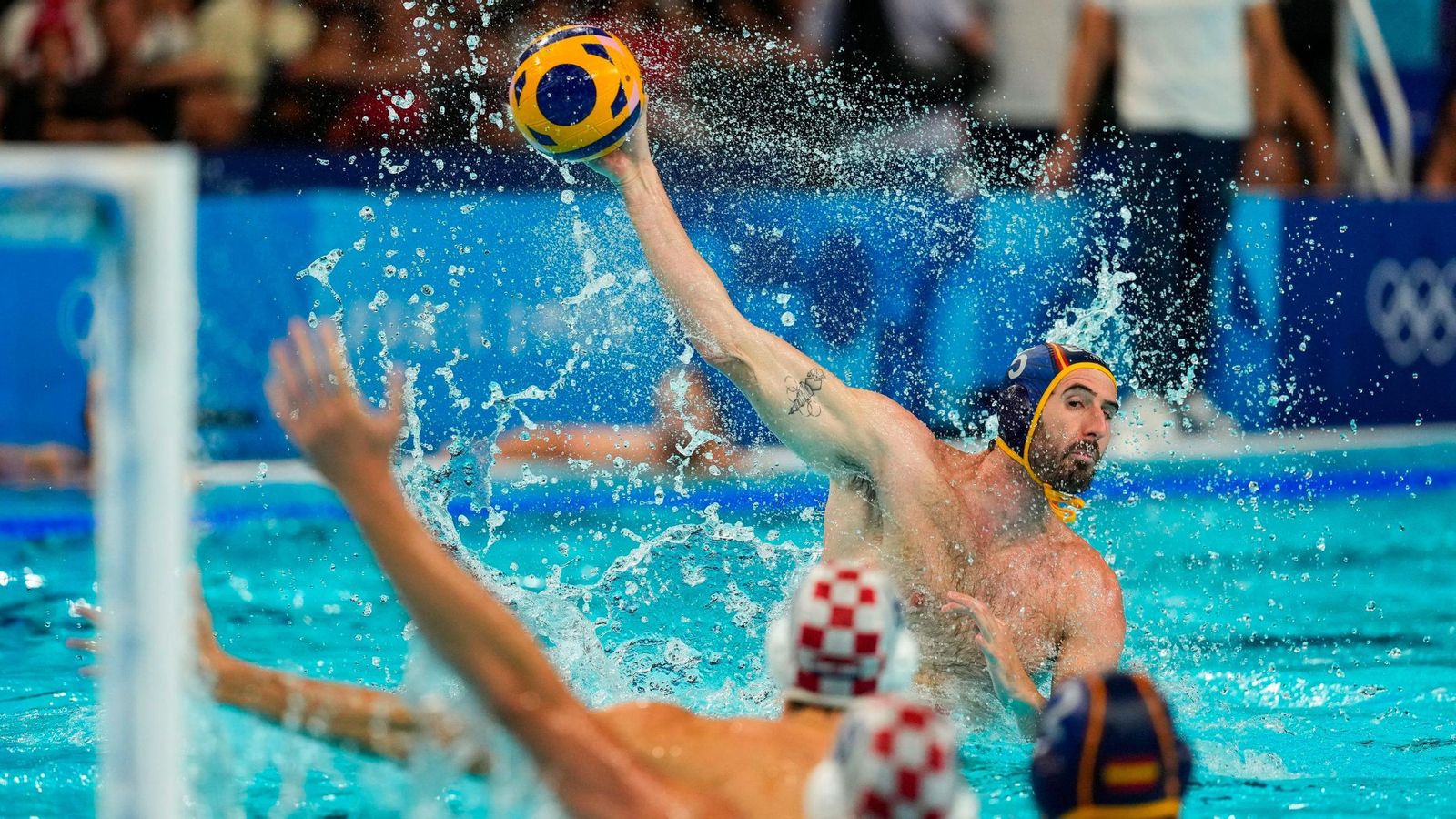 Migue de Toro arma el disparo en los Juegos Olímpicos de París contra Croacia