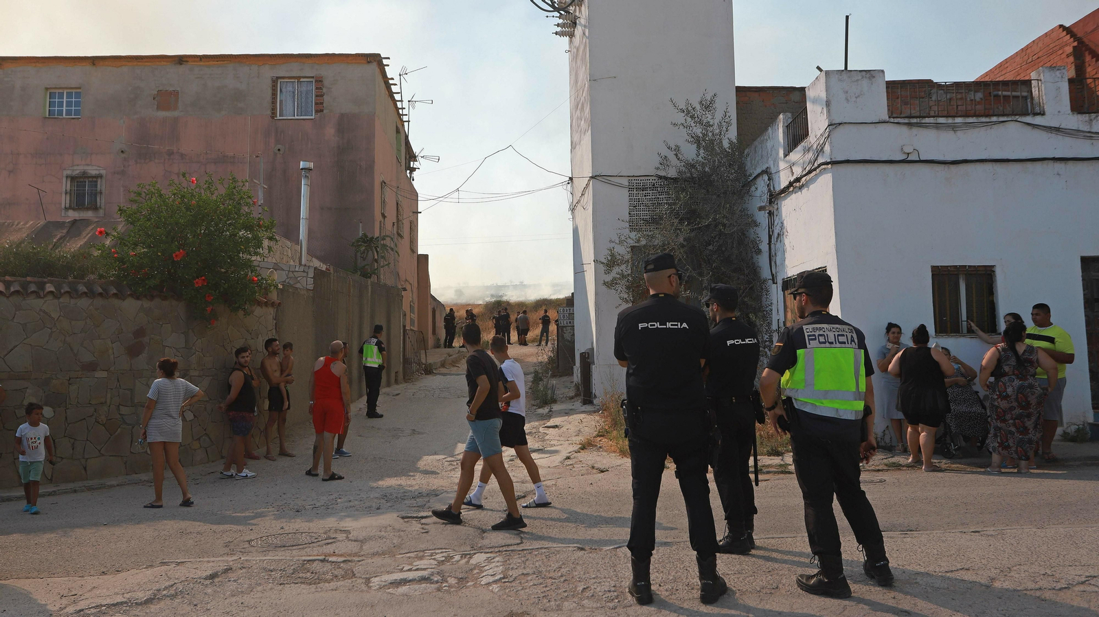 Incendio en la barriada de El Cobre