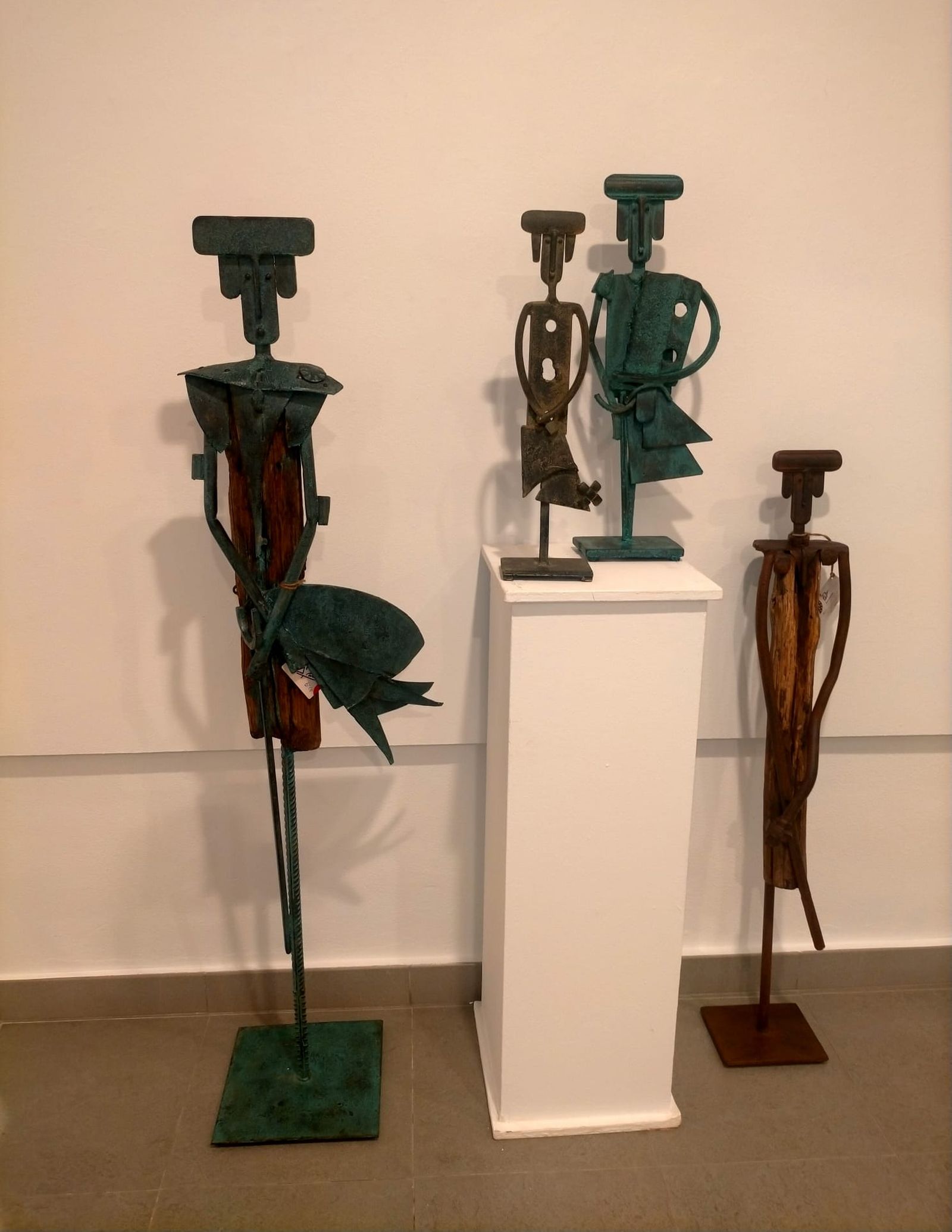 Obras de la exposición 'La Fragua de Espiri'.