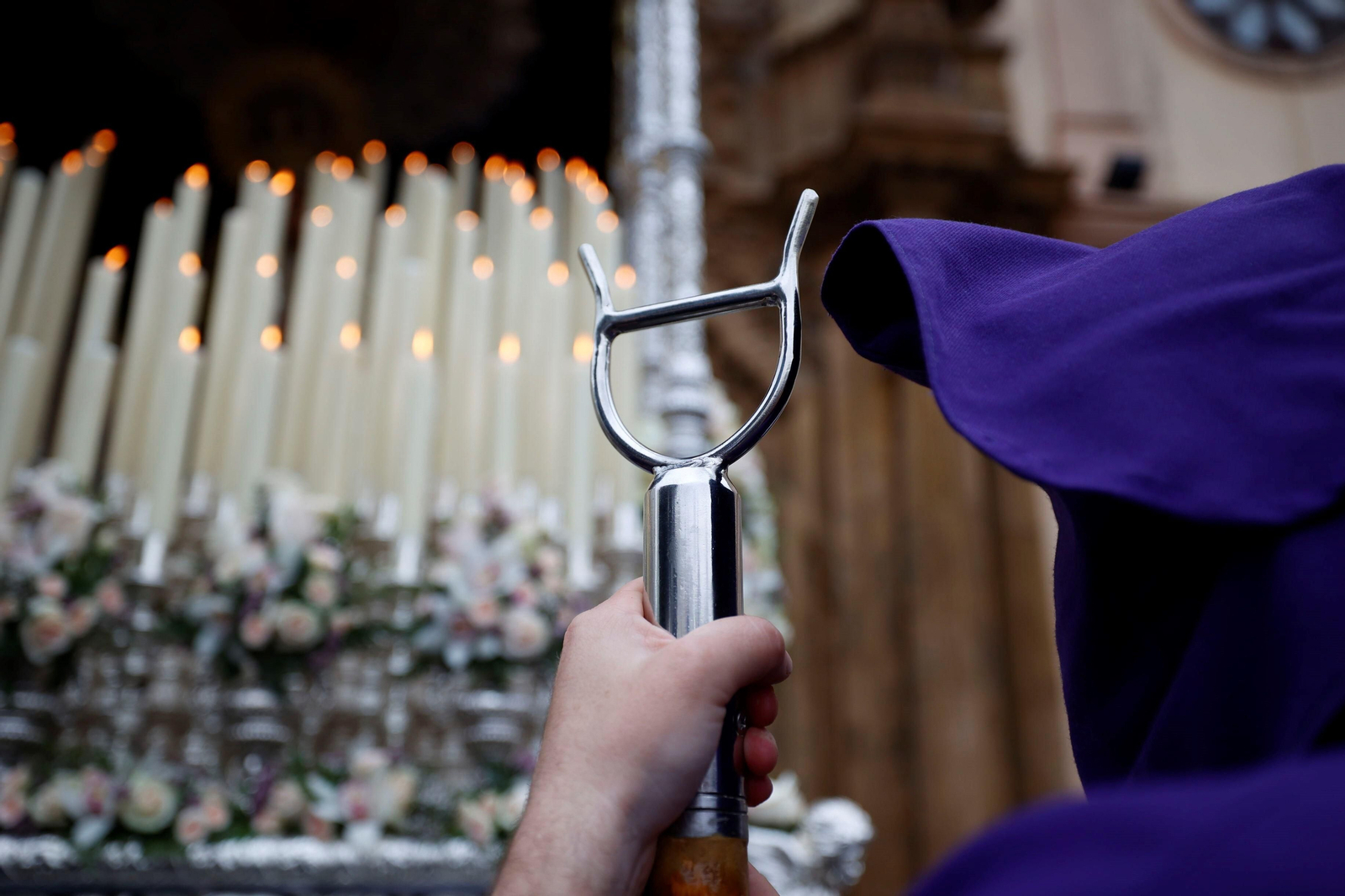 Las imágenes de la cofradía de Columna en la Semana Santa  de Cádiz 2023