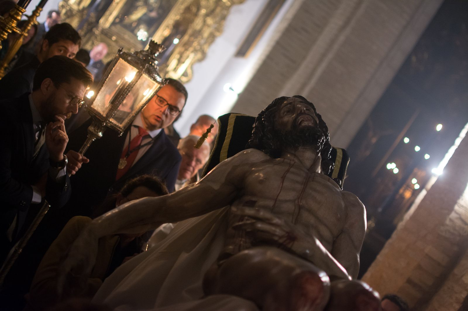 Vía crucis de Santa Marta en la Parroquia de San Andrés