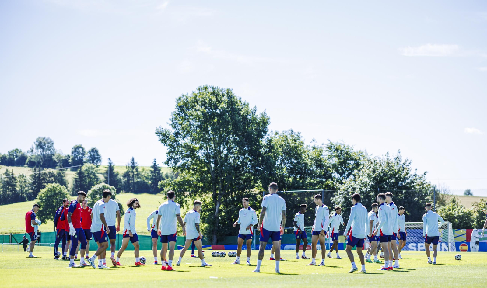 Las fotos de España antes de la semifinal contra Francia