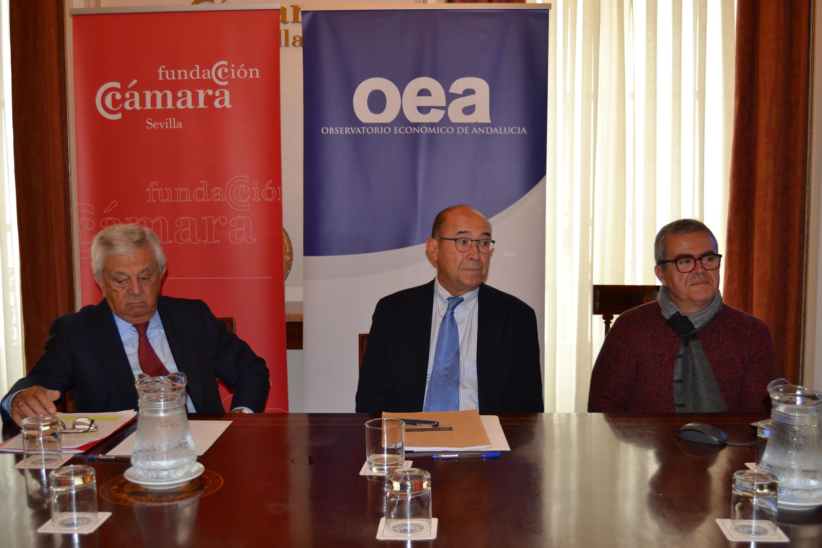 Francisco Herrero, Francisco Ferraro y otro de los expertos del OEA. Francisco Herrero, Francisco Ferraro y otro de los expertos del OEA.