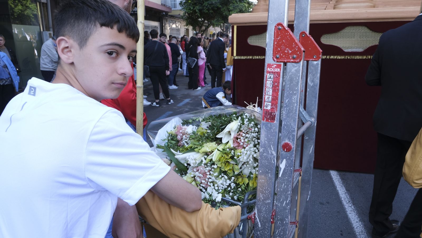 Procesión de Jesucristo Resucitado en Almería, en imágenes