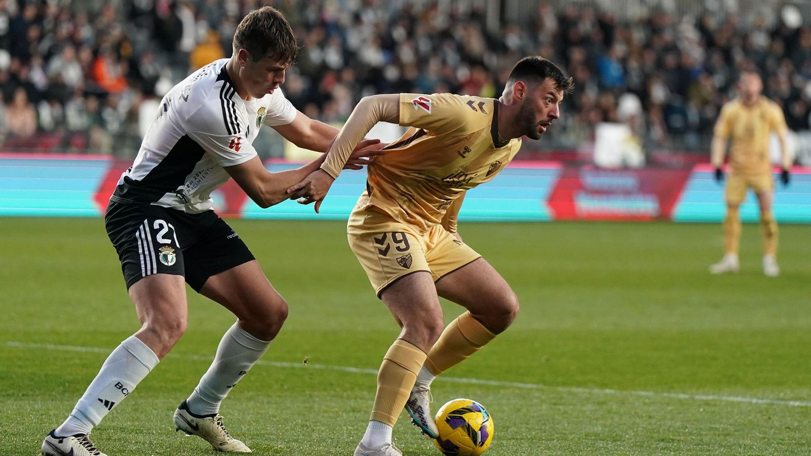 El Burgos-Málaga CF, en fotos