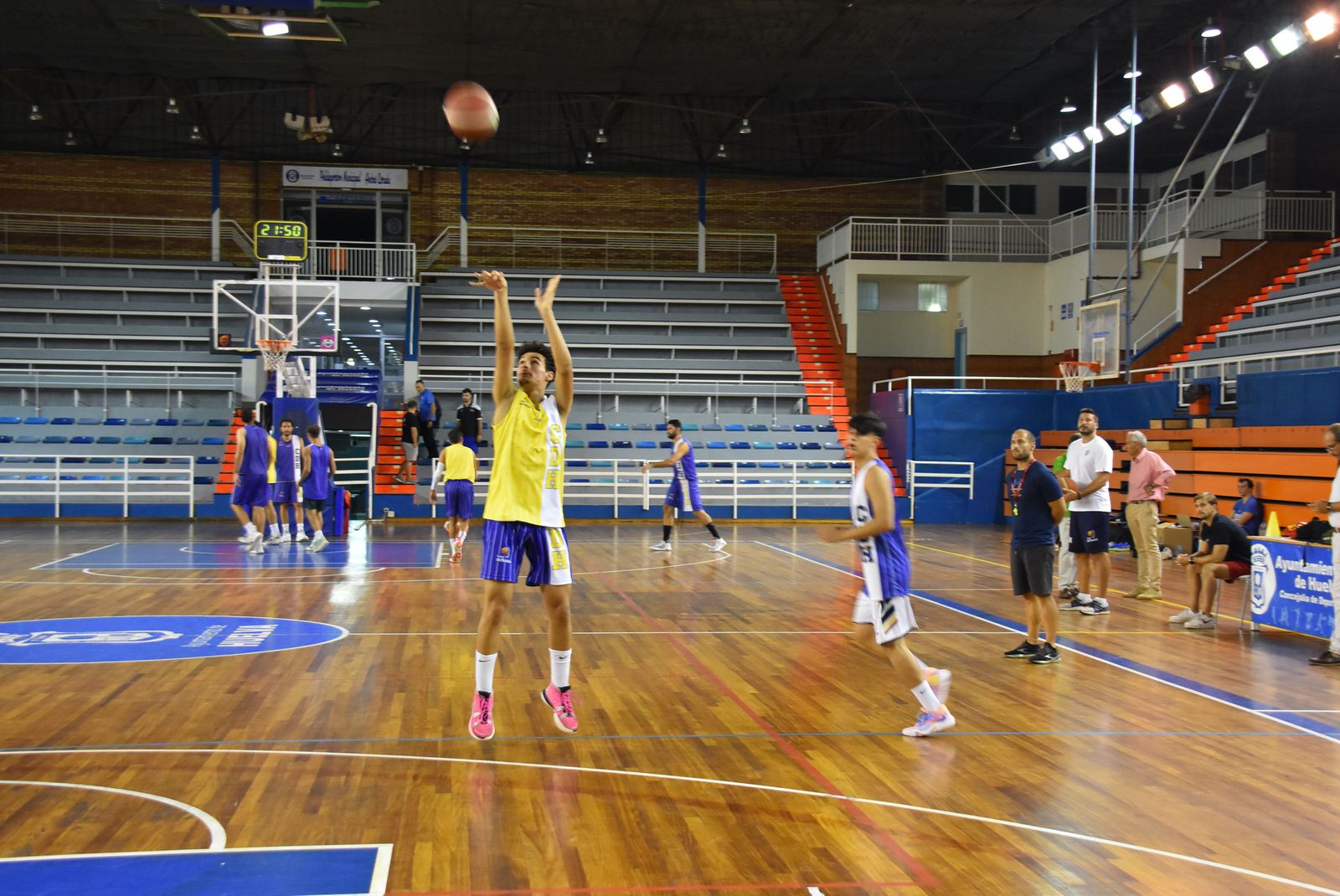 Primer entrenamiento del Ciudad de Huelva.