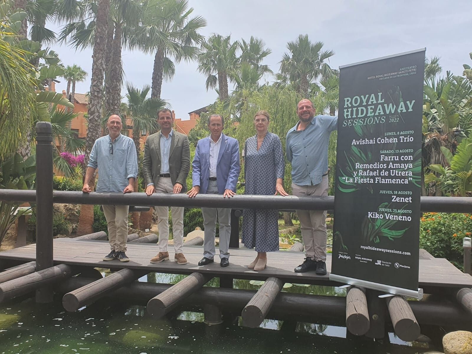 Presentación del cartel de conciertos de verano en el hotel Royal Hideaway Sancti Petri.