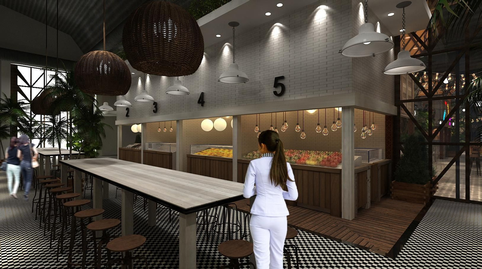 Las imágenes de cómo será el mercado gastronómico de Chiclana