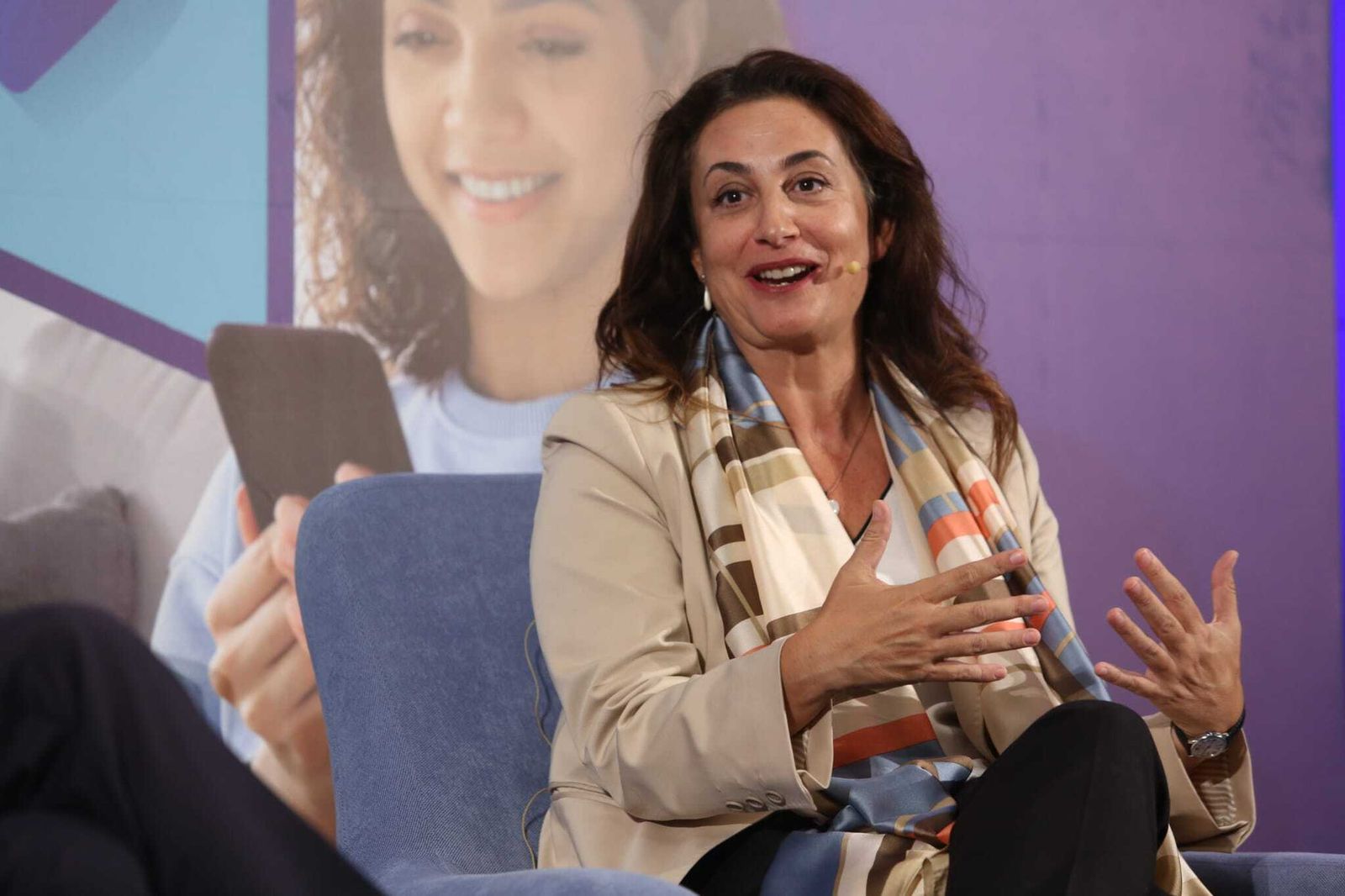 Laura Rojas Marcos, en el coloquio sobre 'Salud financiera como estilo de vida'.