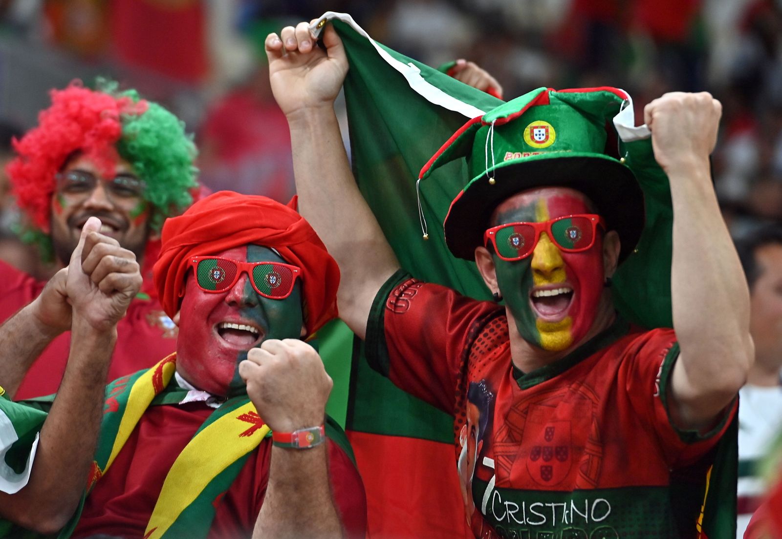 Las imágenes del Portugal - Uruguay