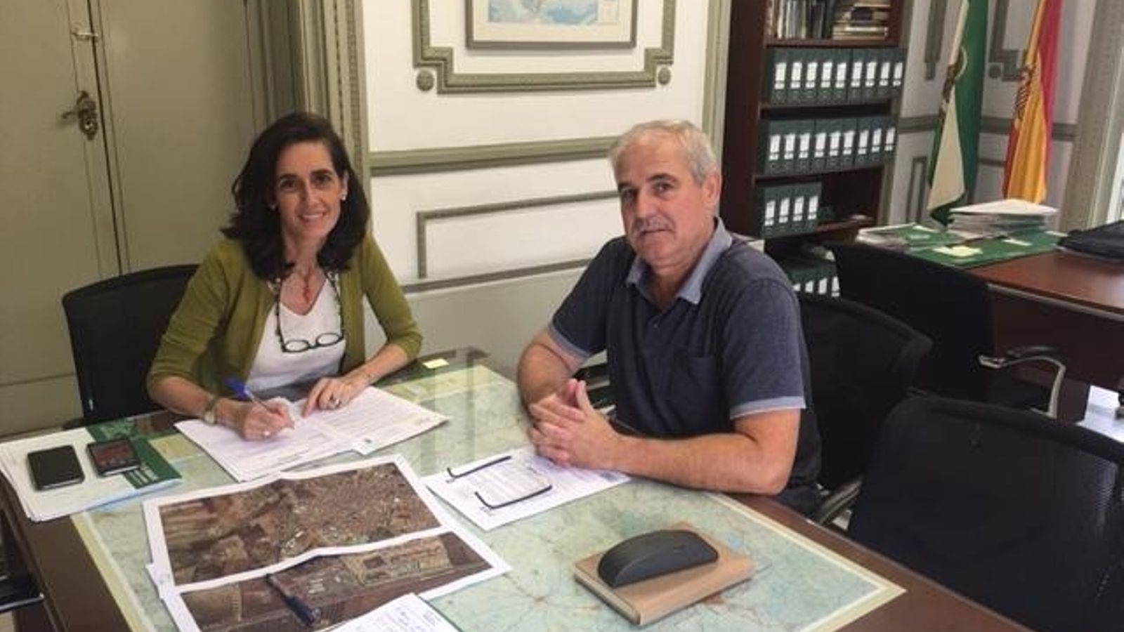 El alcalde de Olivares, Isidoro Ramos, que se perfila como presidente de la Mancomunidad de Fomento y Desarrollo del Aljarafe.