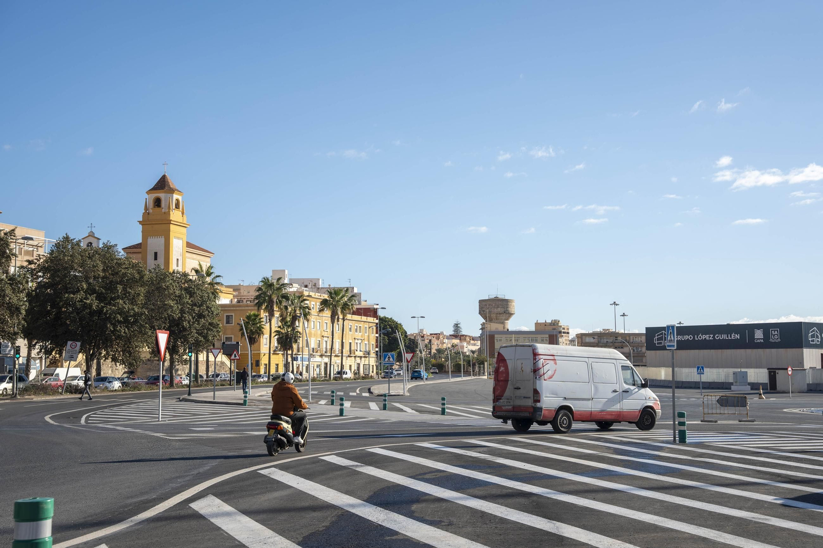 Los primeros usuarios del nuevo acceso al Puerto