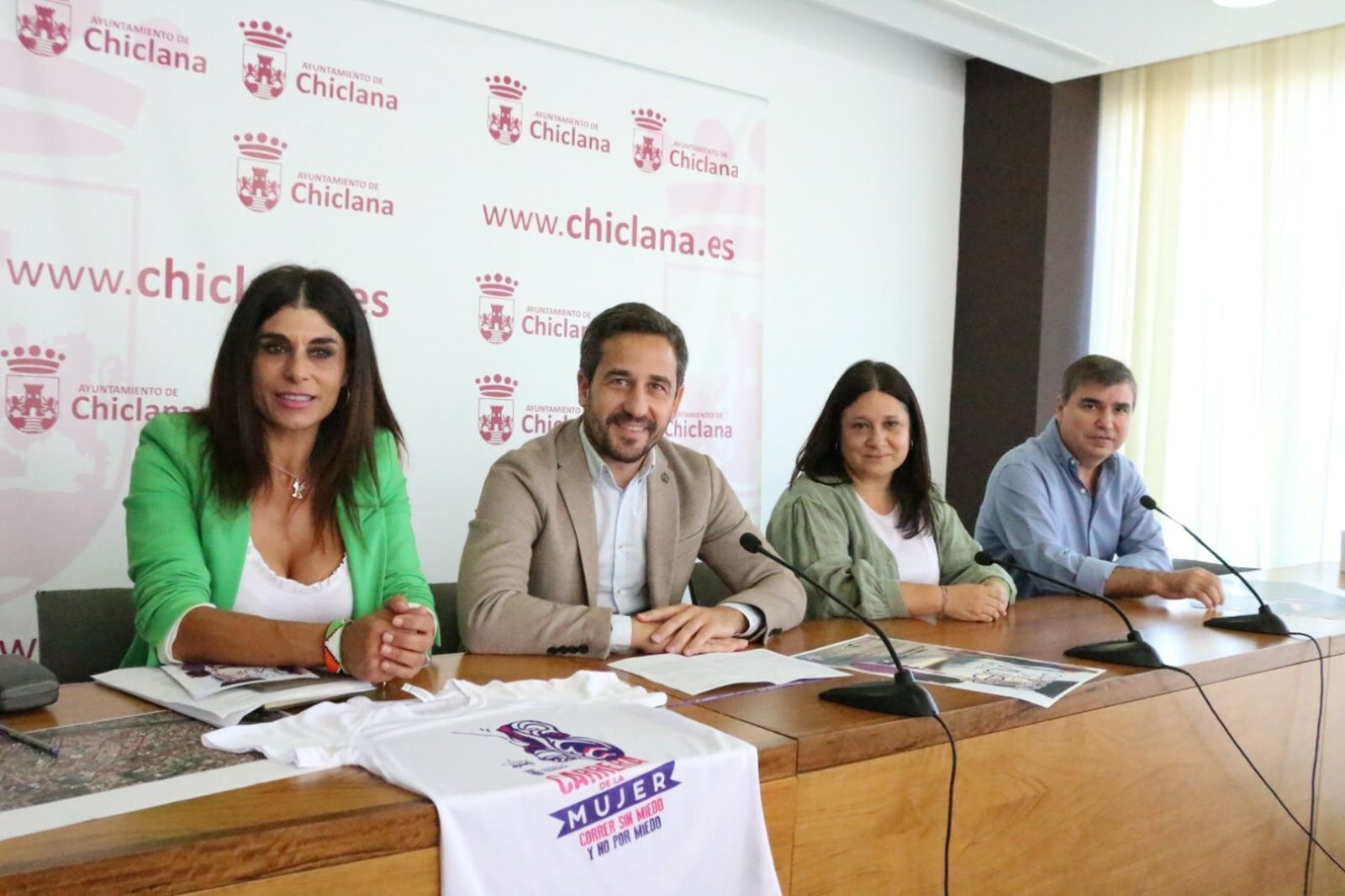 Momento de la presentación del evento deportivo en el Ayuntamiento de Chiclana.