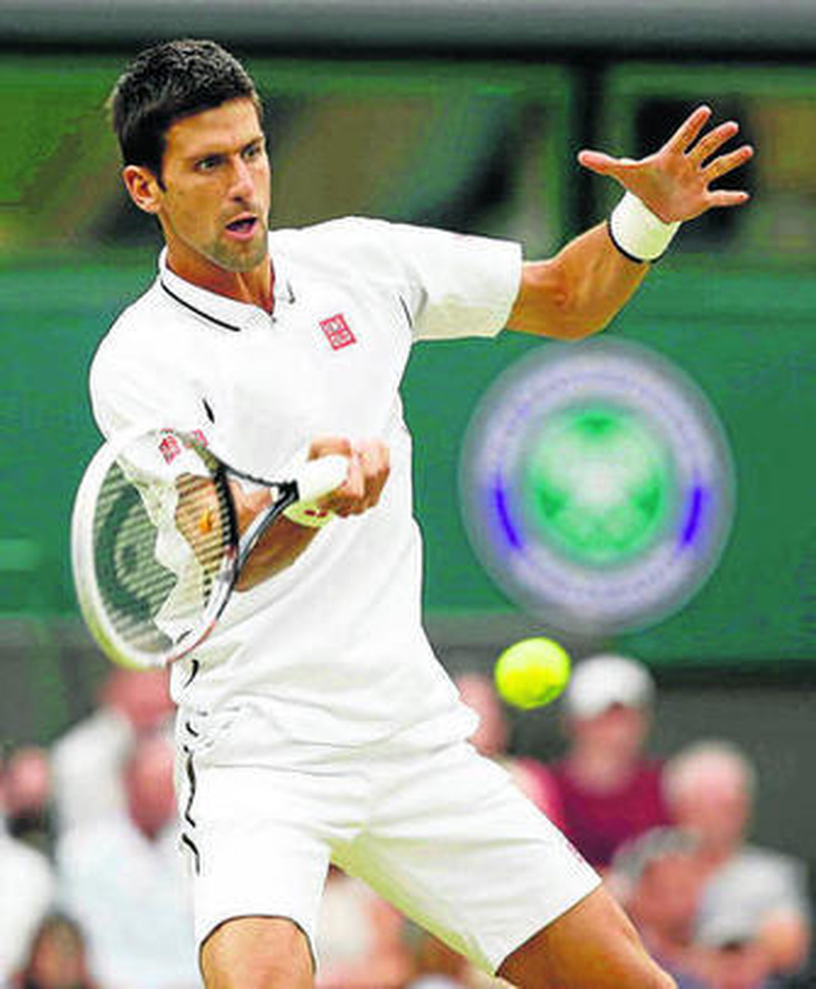 Djokovic, en su partido ante Reynolds.