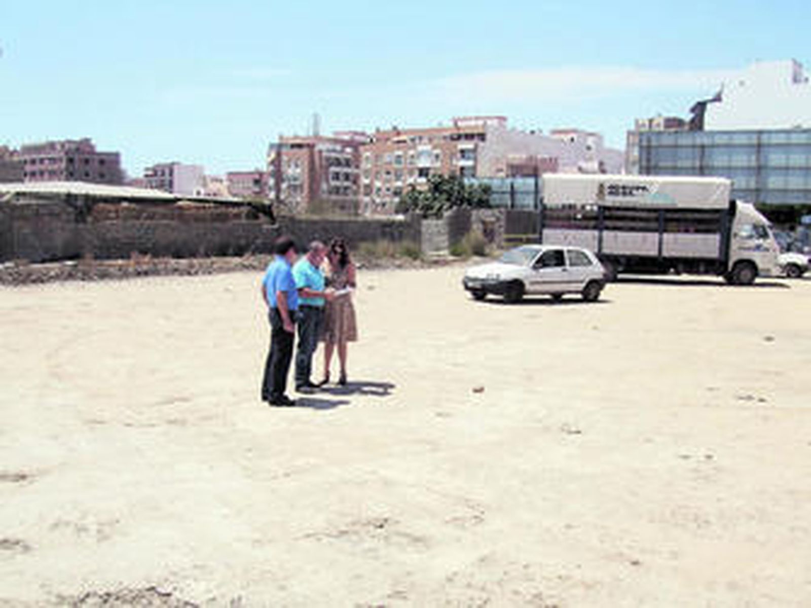 El área habilitada acabará con la escasez de aparcamientos.