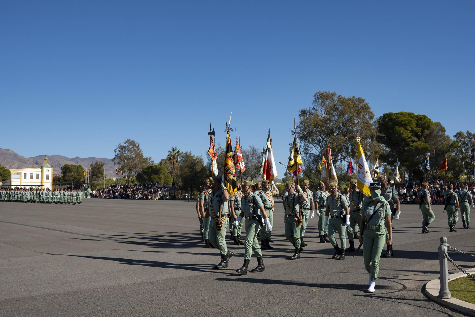 Así conmemora el día de la Inmaculada Concepción la Brigada de la Legión en Almería y despide al contingente que parte a Eslovaquia