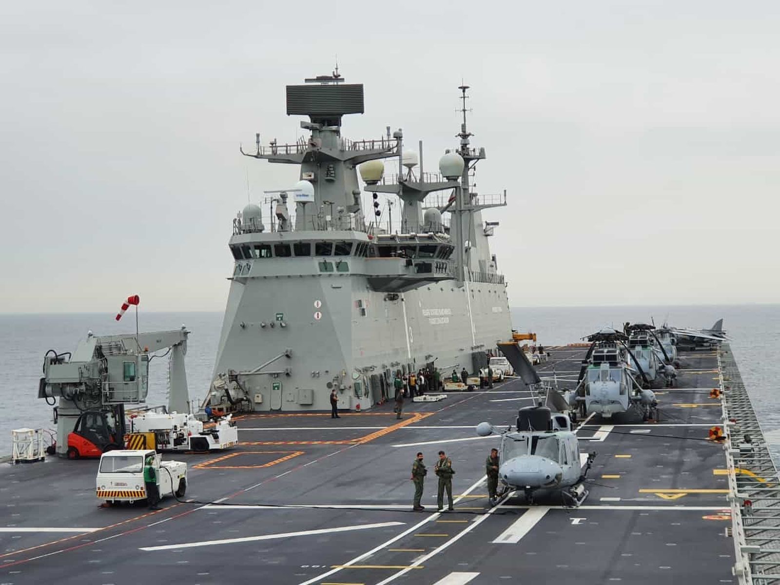 Las imágenes de la calificación operativa del buque 'Juan Carlos I'