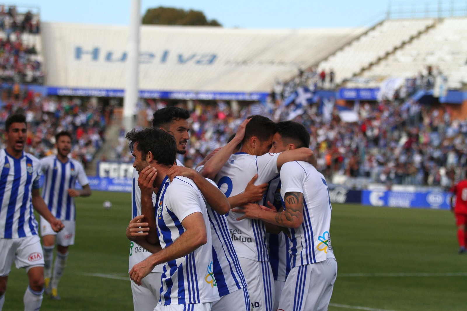 Imágenes del encuentro entre el Recreativo de Huelva y el San Fernando