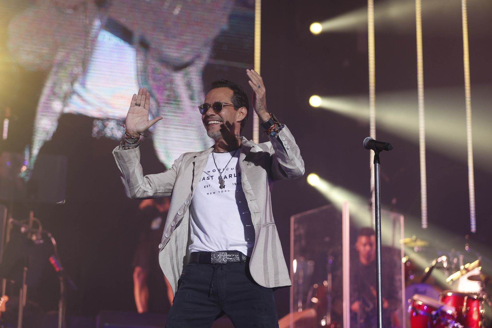 Las imágenes del concierto de Marc Anthony en Sevilla
