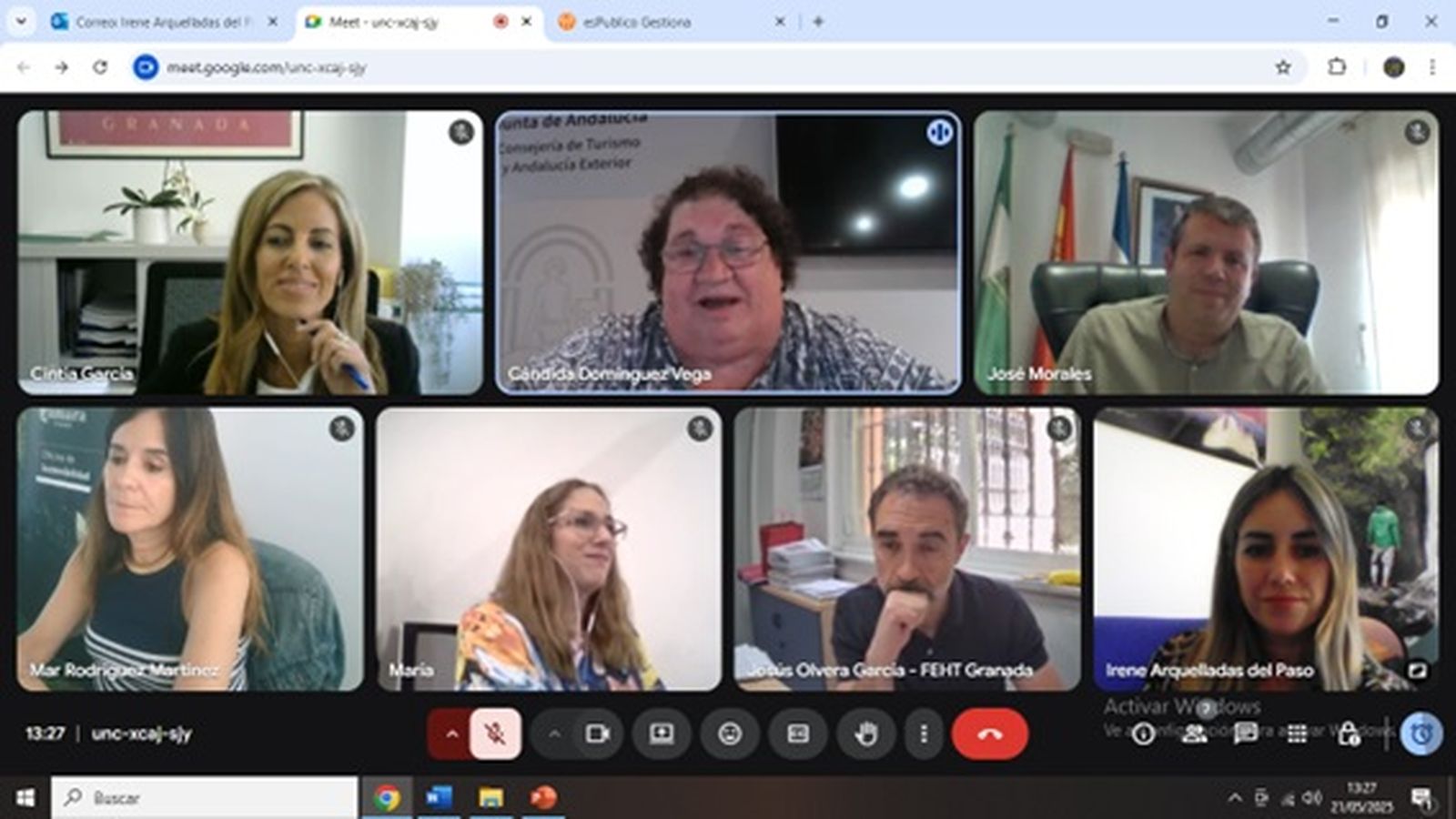 Reunión telemática de la Mesa de Calidad de Monachil.