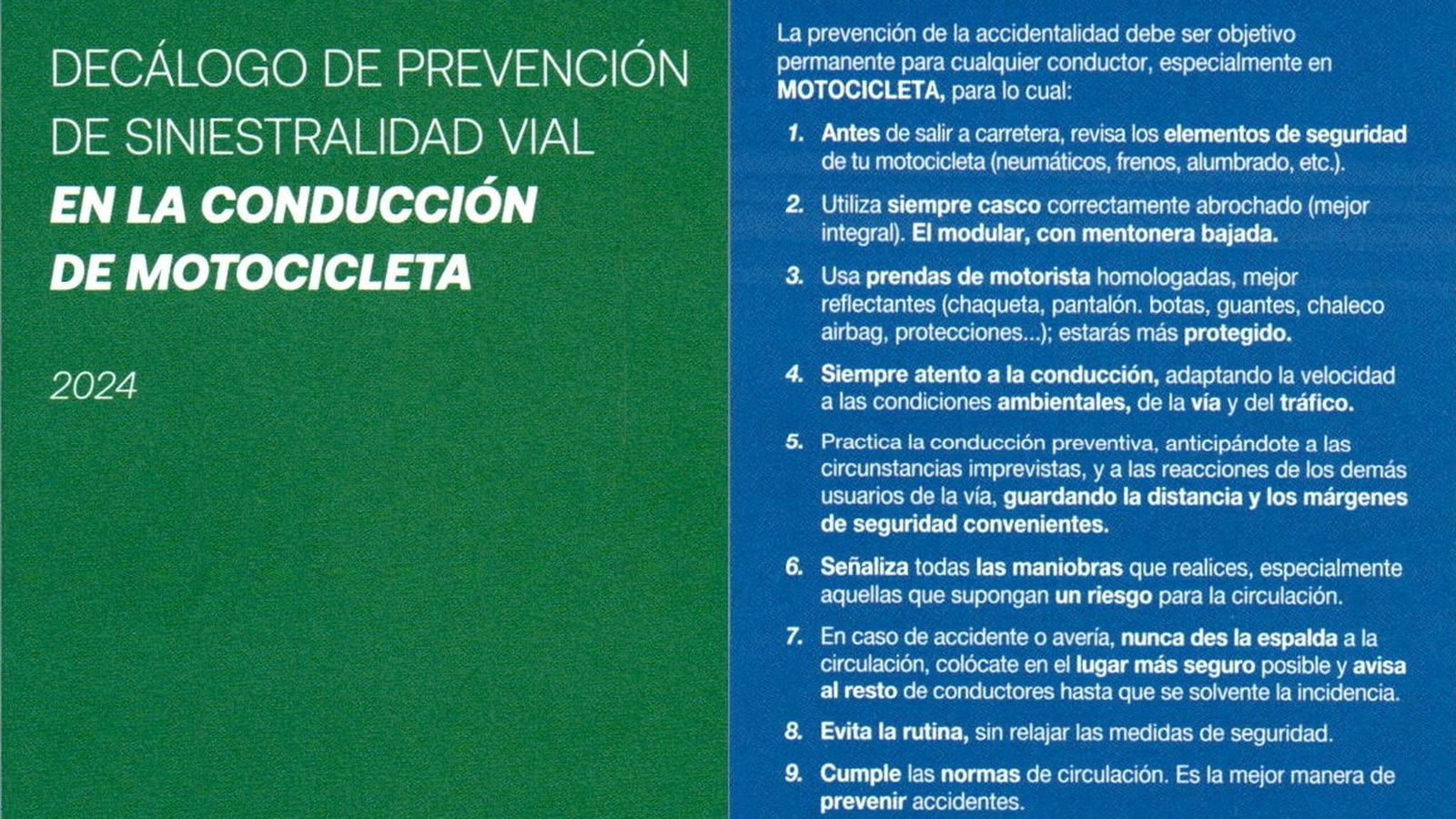Nueva campaña de la DGT para prevenir la siniestralidad en Granada