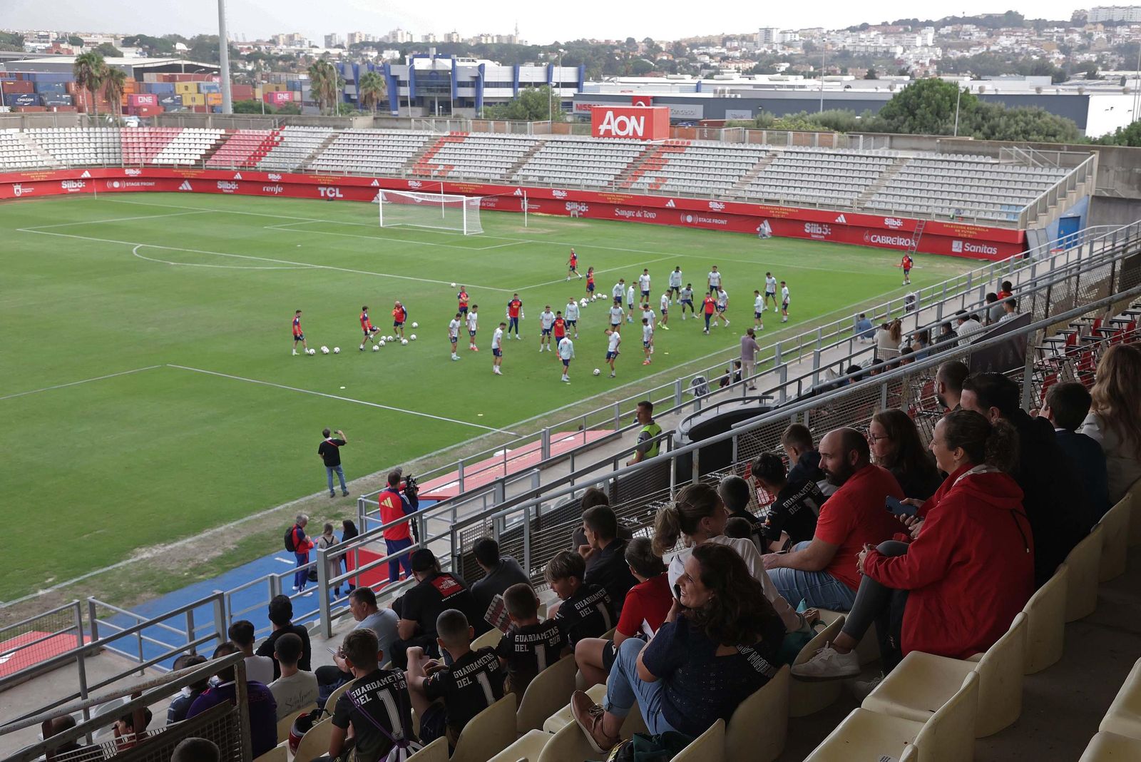Fotos del entrenamiento de la selección española sub-21 en Algeciras