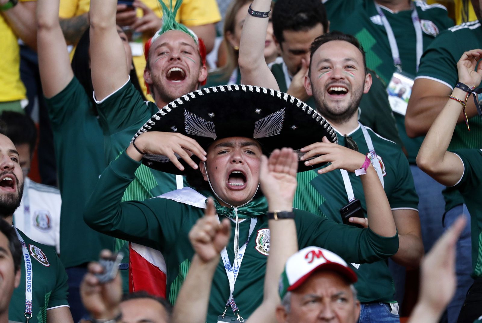 Las imágenes del México-Suecia