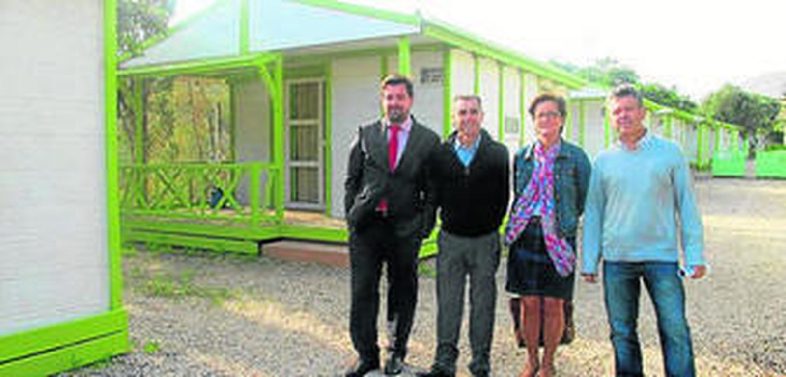 La delegada Adriana Valverde en las instalaciones del complejo.