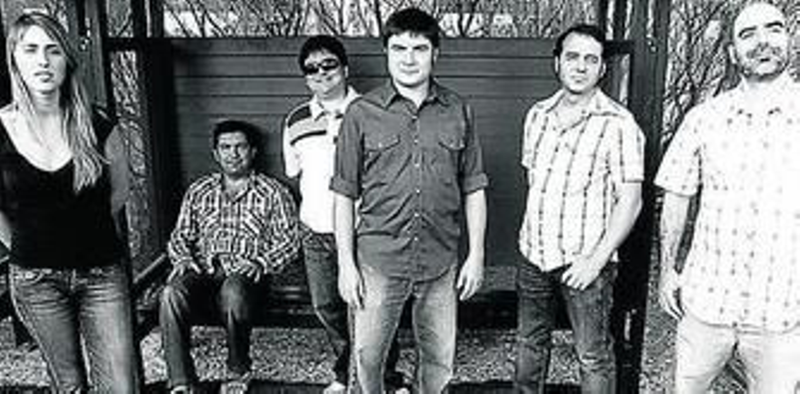 Los integrantes de The Brass Buttons.