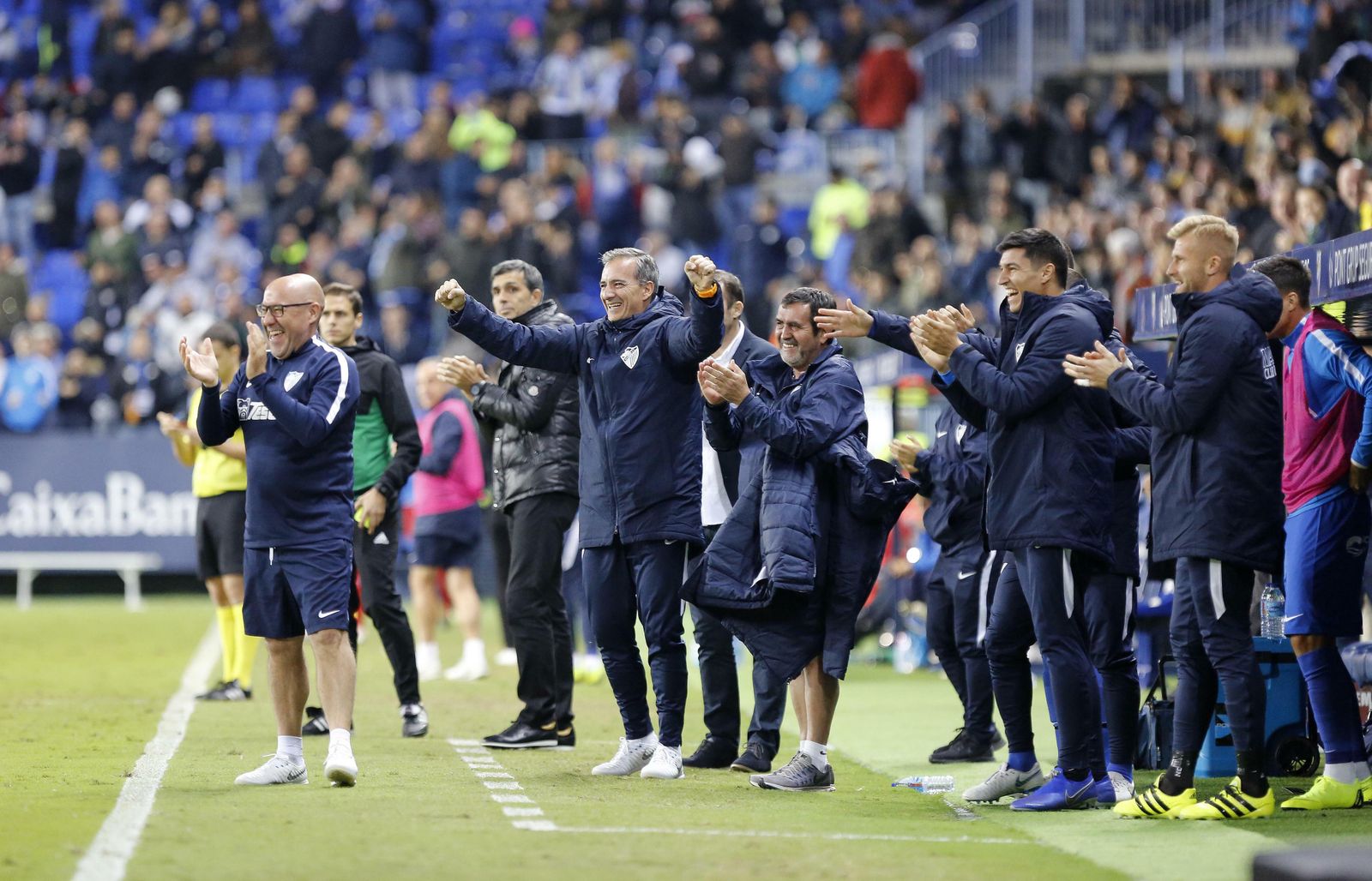 La tercera etapa de Muñiz en el Málaga en fotos