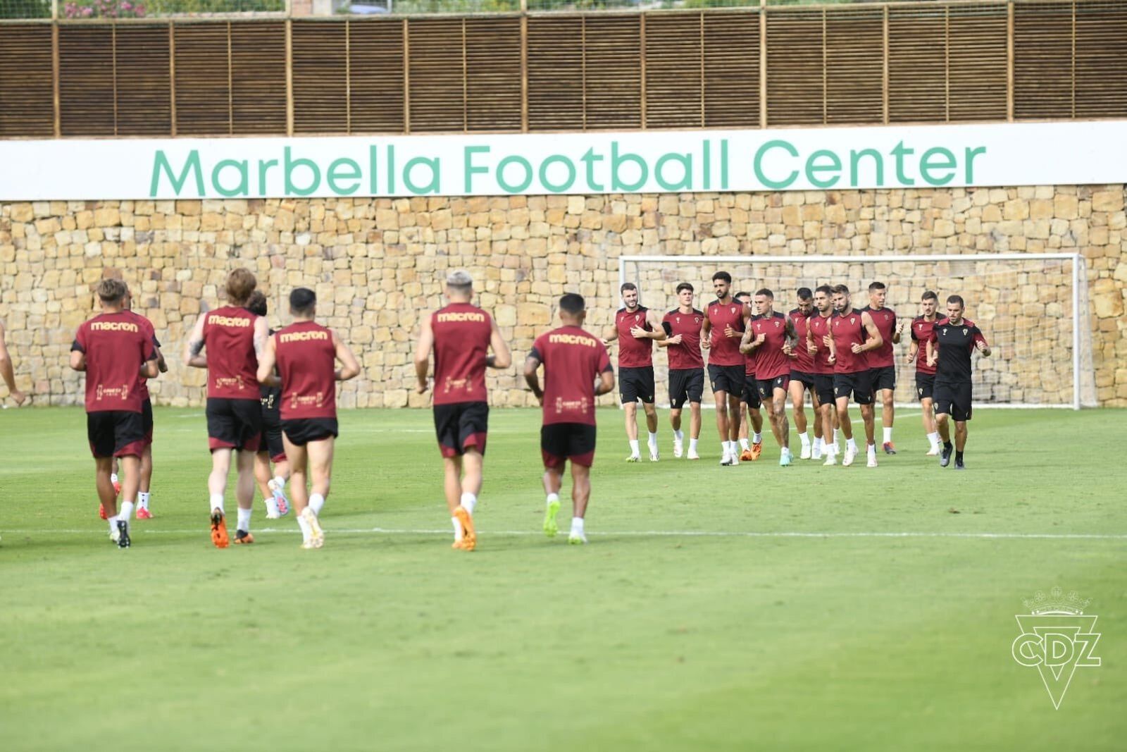 Un entrenamiento del Cádiz.